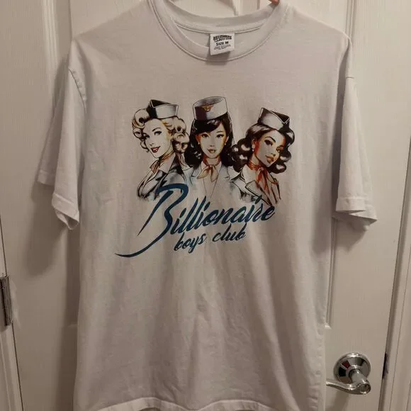 Billionaire-boys-club Men's White T-shirt - Picture 1 of 5